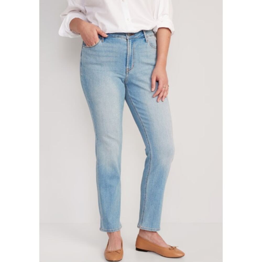 Old Navy High-Waisted Wow Straight Jeans SIZE 16